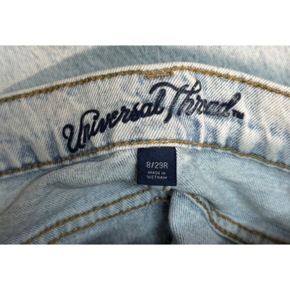 Universal Thread Straight Leg Light Wash High Rise Jeans Size 8/29 Regular - Picture 9 of 9